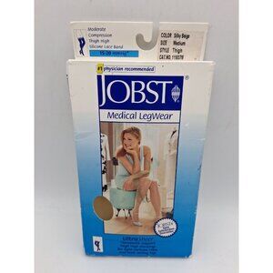 Jobst Medical Legwear Moderate Compression 15-20 mmHg Sz M Thigh Silky Beige